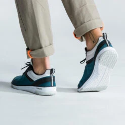 Tribord Chaussures Bateau Basket De Voile Race Homme Pétrole -Pêche Soldes Boutique chaussures bateau basket de voile race homme petrole 3