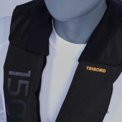 Tribord Gilet De Sauvetage Gonflable Adulte LJ 150N+ AIR Série Limitée Noir -Pêche Soldes Boutique gilet de sauvetage gonflable adulte lj 150n air serie limitee noir 6