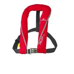 PLASTIMO GILET DE SAUVETAGE GONFLABLE ROUGE - PILOT 165 N - AUTOMATIQUE AVEC HARNAIS -Pêche Soldes Boutique gilet de sauvetage gonflable rouge pilot 165 n automatique avec harnais 2