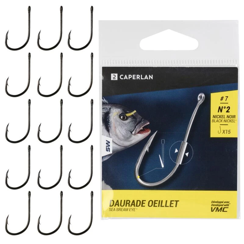 Hameçon à Oeillet HOOK DAURADE EYE Pêche En Mer 5 Hameçon à Oeillet HOOK DAURADE EYE Pêche En Mer – Image 3