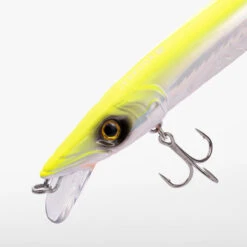 Jerkbait Pêche Au Leurre En Mer JERKUDA 170F Blanc Fluo -Pêche Soldes Boutique jerkbait peche au leurre en mer jerkuda 170f blanc fluo 2