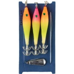 Kit Prêt à Pêcher SW ETU KIT SQ 3 Turluttes Pêche Des Seiches Et Calamars -Pêche Soldes Boutique kit pret a pecher sw etu kit sq 3 turluttes peche des seiches et calamars 2