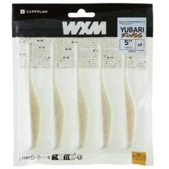 LEURRE SOUPLE FINESS AVEC ATTRACTANT WXM YUBARI FINSS 130 BLANC -Pêche Soldes Boutique leurre souple finess avec attractant wxm yubari finss 130 blanc 3