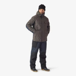 Salopette De Pêche Imperméable Chaude Homme - FO 500 TH Grise -Pêche Soldes Boutique salopette de peche impermeable chaude homme fo 500 th grise 7