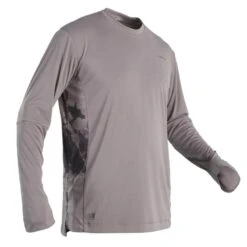 Tee-shirt De Pêche Anti-UV 500 Gris -Pêche Soldes Boutique tee shirt de peche anti uv 500 gris 5