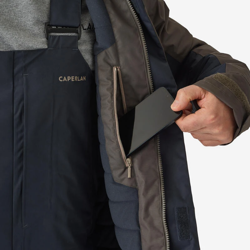 Veste De Pêche Imperméable Chaude Homme - FJ 500 TH Kaki 12 Veste De Pêche Imperméable Chaude Homme - FJ 500 TH Kaki – Image 10